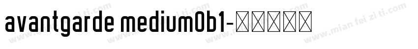avantgarde mediumOb1字体转换
